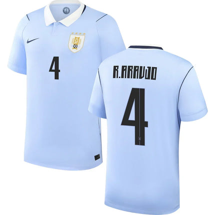 Ronald Araujo Uruguay World Cup 2026 World Cup Home Jersey - Blue