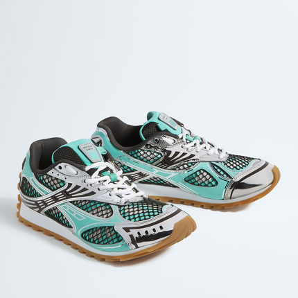 Men's Bottega Veneta Orbit Sneaker In Green Oasis Espresso