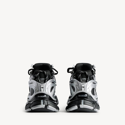 Men's Balenciaga Runner Black Silver Shoes