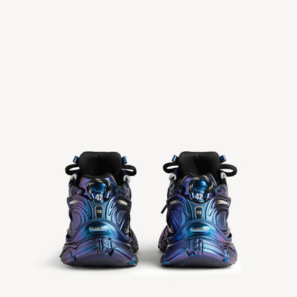 Men's Balenciaga Runner Iridescent in Blue Shoes