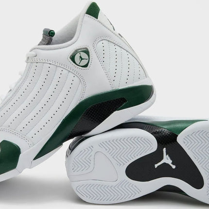 Men's Nike Air Jordan 14 Forest Green Shoes