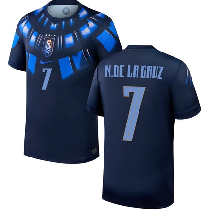 Nicolas de la Cruz Uruguay World Cup 2026 World Cup Away Jersey - Navy