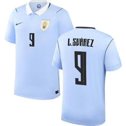 L.Suarez Uruguay World Cup 2026 World Cup Home Jersey - Blue