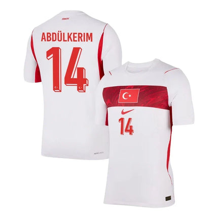 Abdulkerim Bardakci Turkey National Team 2026 World Cup Away Jersey - White