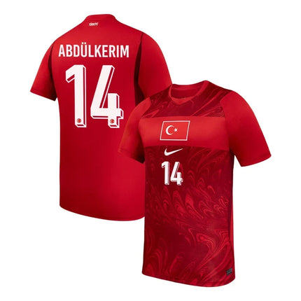 Abdulkerim Bardakci Turkey National Team 2026 World Cup Home Jersey - Red