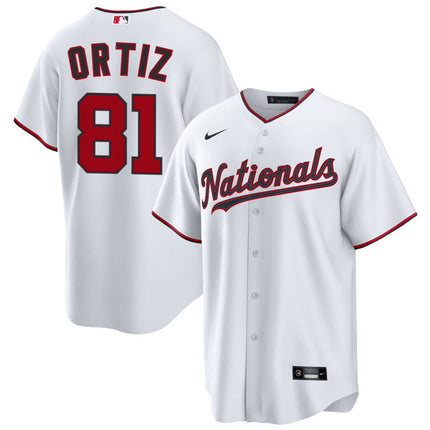 Abimelec Ortiz Washington Nationals 2026 Home Jersey - White