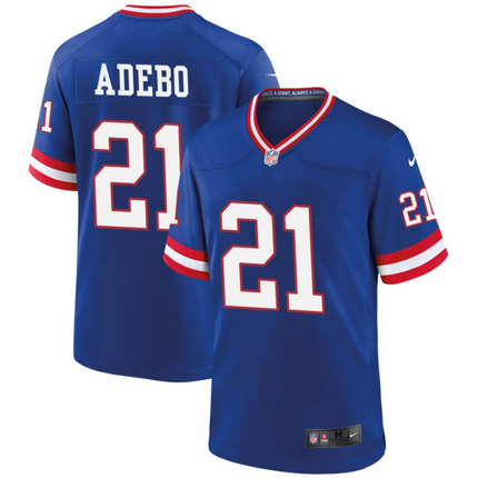 Paulson Adebo New York Giants 2026 Classic Game Jersey - Royal