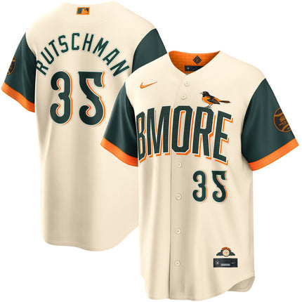 Adley Rutschman Baltimore Orioles 2026 City Connect Jersey - Cream