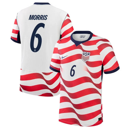 Aidan Morris USMNT 2026 World Cup Home Match Jersey - White