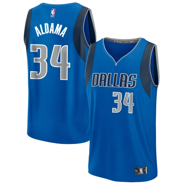 Santi Aldama Dallas Mavericks 2026 Fast Break Icon Edition Jersey - Blue