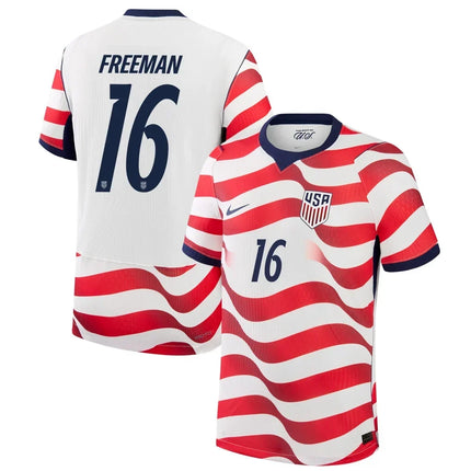 Alex Freeman USMNT 2026 World Cup Home Match Jersey - White