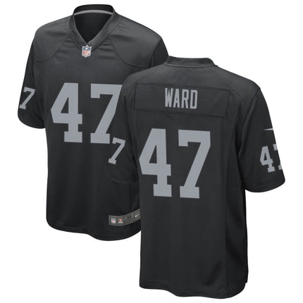 Alex Ward Las Vegas Raiders 2026 Game Jersey - Black