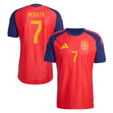 Alvaro Morata Spain National Team 2026 World Cup Home Jersey - Red