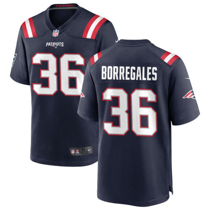 Andres Borregales New England Patriots 2026 Game Jersey - Navy
