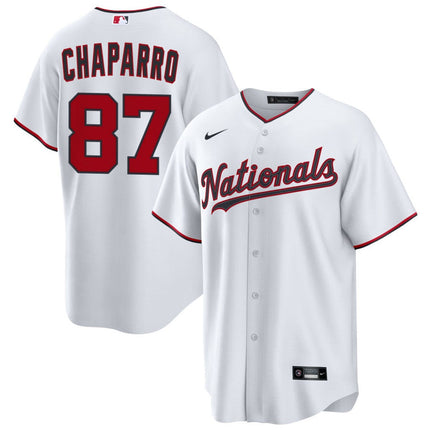 Andres Chaparro Washington Nationals 2026 Home Jersey - White