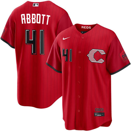 Andrew Abbott Cincinnati Reds 2026 City Connect Limited Jersey - Red