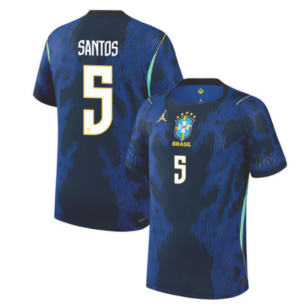 Andrey Santos Brazil National Team 2026 World Cup Away Jersey - Blue