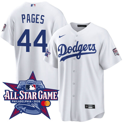 Andy Pages Los Angeles Dodgers 2026 All-Star Game Home Jersey - White