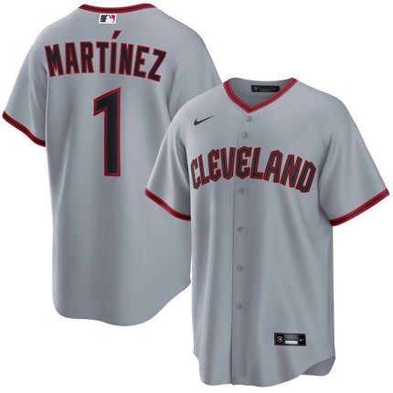 Angel Martinez Cleveland Guardians 2026 Road Jersey - Grey