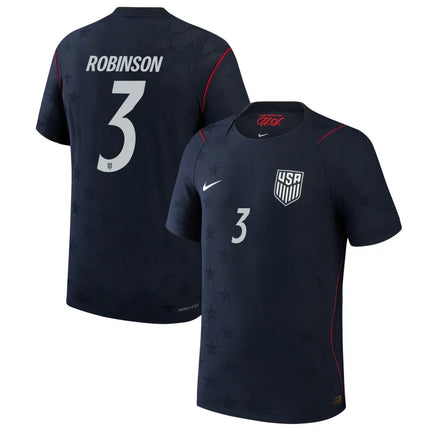 Antonee Robinson USMNT 2026 World Cup Away Match Jersey - Blue