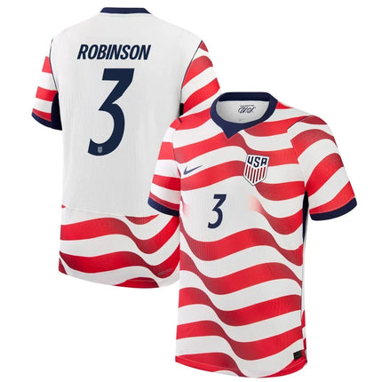 Antonee Robinson USMNT 2026 World Cup Home Match Jersey - White