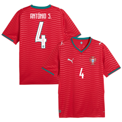 António Silva Portugal National Team 2026 World Cup Home Jersey - Red