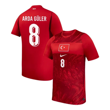 Arda Guler Turkey National Team 2026 World Cup Home Jersey - Red