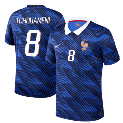 Aurelien Tchouameni France National Team 2026 World Cup Home Jersey - Blue