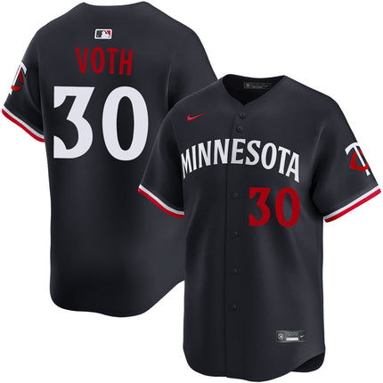Austin Voth Minnesota Twins 2026 Alternate Limited Jersey - Navy