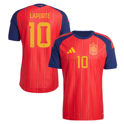 Aymeric Laporte Spain National Team 2026 World Cup Home Jersey - Red