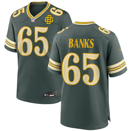 Aaron Banks Green Bay Packers 2026 Rivalries Collection Game Jersey - Green