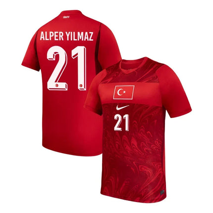 Baris Alper Turkey National Team 2026 World Cup Home Jersey - Red