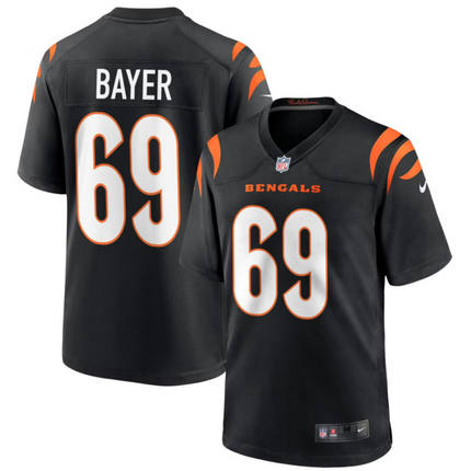 Jacob Bayer Cincinnati Bengals 2026 Game Jersey - Black