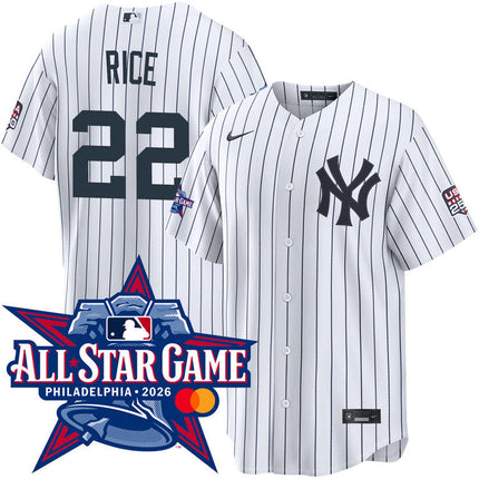 Ben Rice New York Yankees 2026 All-Star Game Home Jersey - White