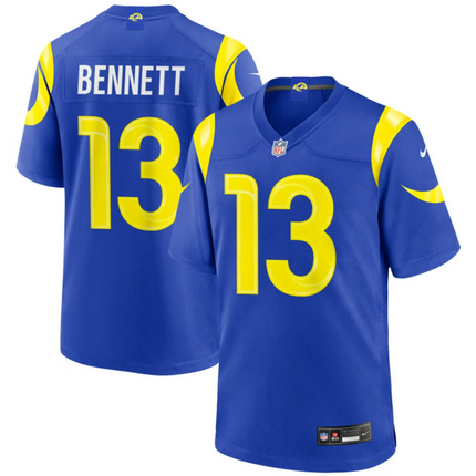 Stetson Bennett Los Angeles Rams 2026 Game Jersey - Royal