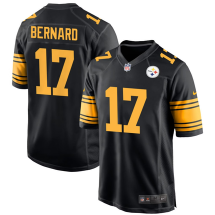 Germie Bernard Pittsburgh Steelers 2026 Alternate Game Jersey - Black