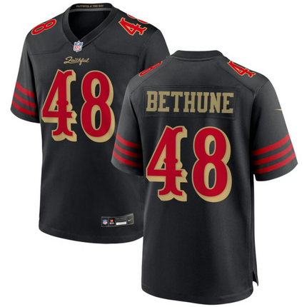 Tatum Bethune San Francisco 49ers 2026 Rivalries Collection Game Jersey - Black