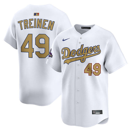 Blake Treinen Los Angeles Dodgers 2026 Home World Series Champions Gold Jersey