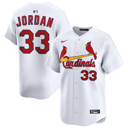 Blaze Jordan St. Louis Cardinals 2026 Home Limited Jersey - White