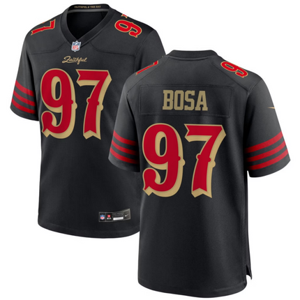 Nick Bosa San Francisco 49ers 2026 Rivalries Collection Game Jersey - Black