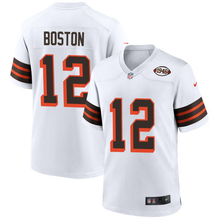 Denzel Boston Cleveland Browns 1946 Collection Alternate Jersey - White