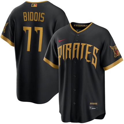 Brandan Bidois Pittsburgh Pirates 2026 City Connect Stadium Jersey - Black