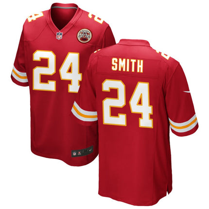 Brashard Smith Kansas City Chiefs 2026 Game Jersey - Red