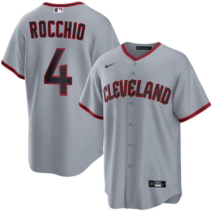 Brayan Rocchio Cleveland Guardians 2026 Road Jersey - Grey