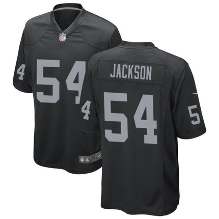 Brennan Jackson Las Vegas Raiders 2026 Game Jersey - Black