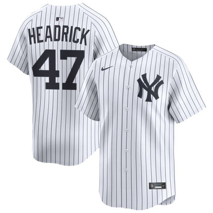 Brent Headrick New York Yankees 2026 Home Limited Jersey - White