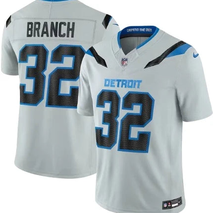 Brian Branch Detroit Lions 2026 Rivalries Collection Stitched Jersey - Silver