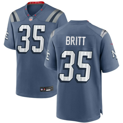 K.J. Britt New England Patriots 2026 Rivalries Collection Game Jersey - Blue