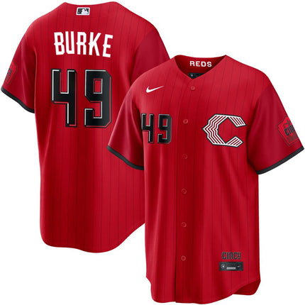 Brock Burke Cincinnati Reds 2026 City Connect Limited Jersey - Red