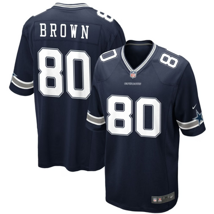 Camden Brown Dallas Cowboys 2026 Game Jersey - Navy